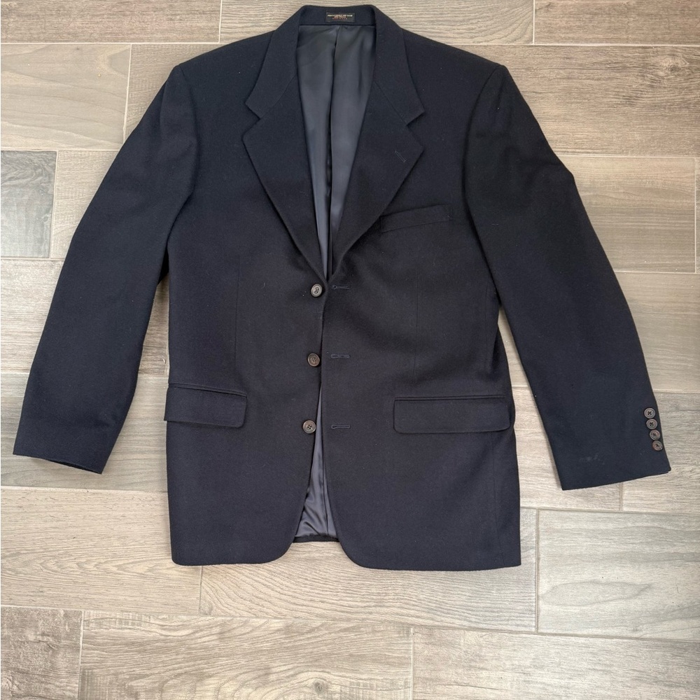 David Taylor Men's Dark Blazer 100% Cashmere